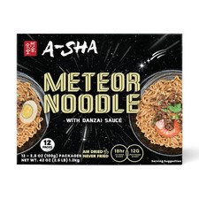 A-Sha Meteor Noodle with Danzai Sauce, 12 Packs