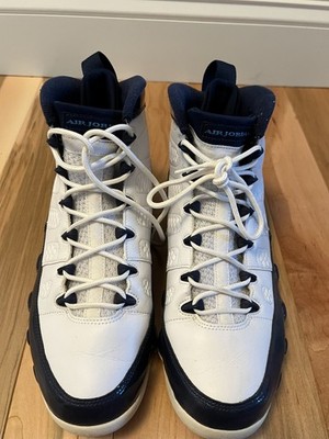 Men's Nike Air Jordan Retro 23, white and blue high-top sneakers
