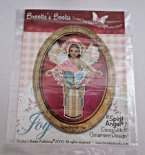 NIP~2005 "JOY SPIRIT ANGEL" Cross Stitch PATTERN ONLY~OOP-HTF-Brooke Nolan-NEW