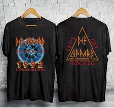 Def Leppard Concert Adrenalize 1992 World Tour T-Shirt S-5XL