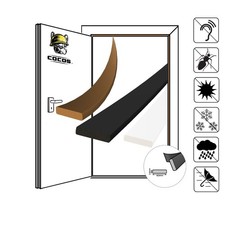 I Joint de fenêtre 8 mm x 2 mm joint de porte AUTO-ADHÉSIF EPDM