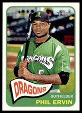 2014 Topps Heritage Minor League Phil Ervin Rookie Minors #117