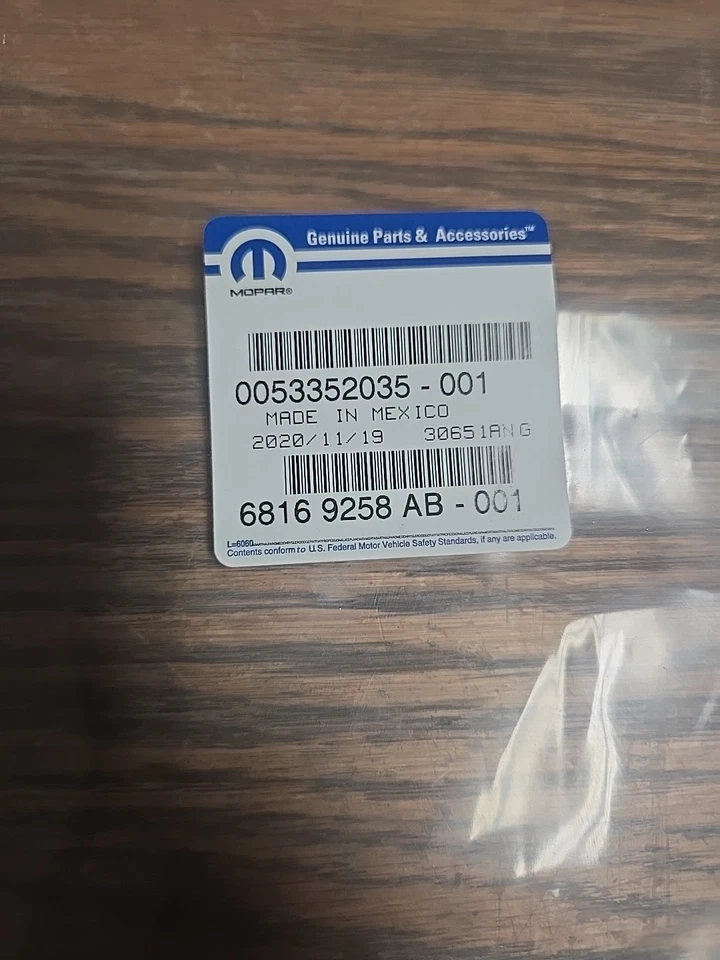 Juego de 2 cables de freno de estacionamiento Mopar 68169258AB-001 2015 RAM Promaster 1500 2500 Foto 4 de 4