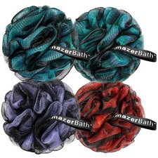 AmazerBath Charcoal 1 Count Pack of 4 , Blue, Green, Purple Red