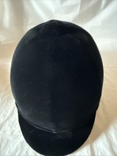 Women's Black Velvet Horseback International Riding Helmet SZ Large w/ Box
