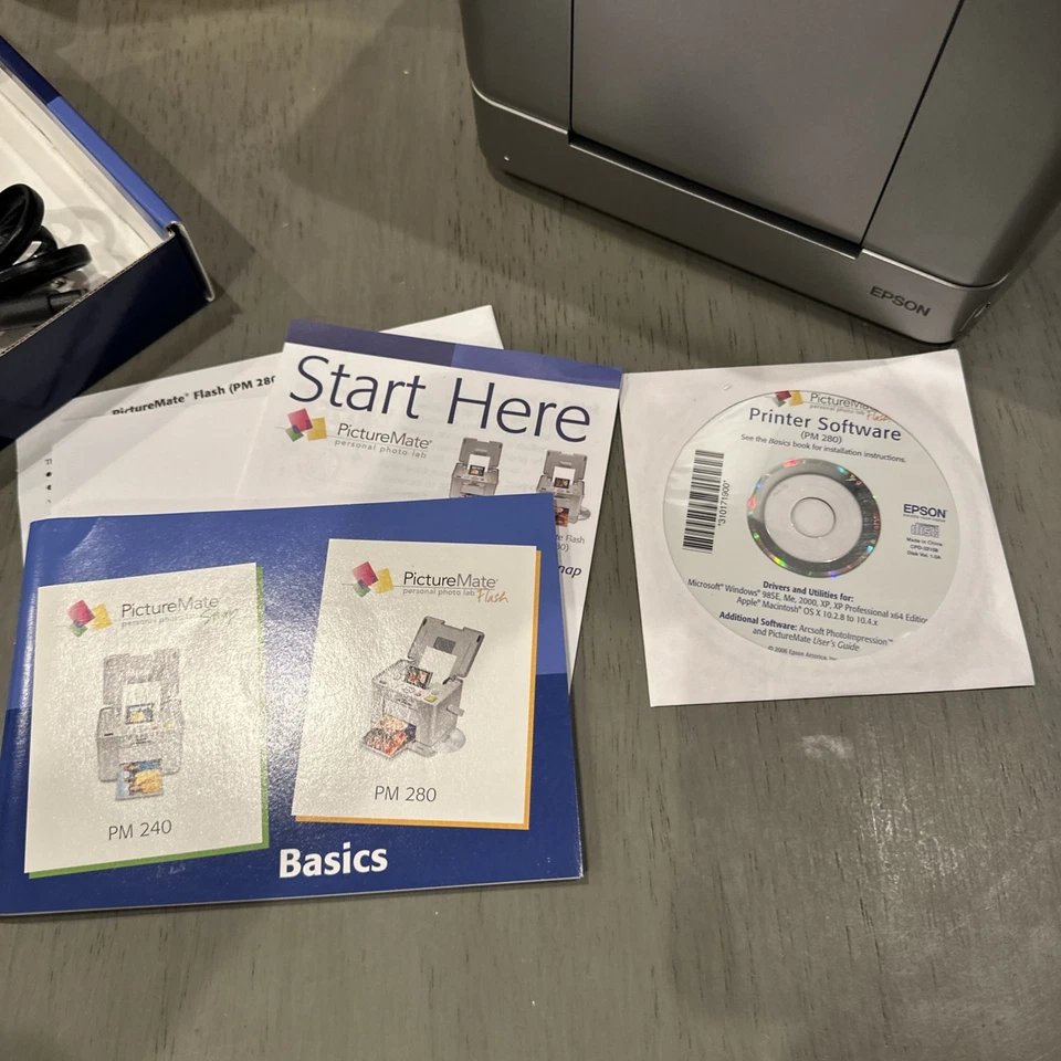Impresora digital Epson Picturemate Personal Photo Lab FLASH PM 280 funciona muy bien Foto 2 de 4