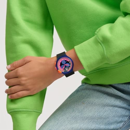 Swatch Neon Party to the Max SB06N102 Bold 90s-Inspired Chronograph Watch Japan - Bild 4 von 6