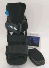 United Ortho Short Air Cam Ankle Stabilizer Walker Fracture Boot, Small, Black