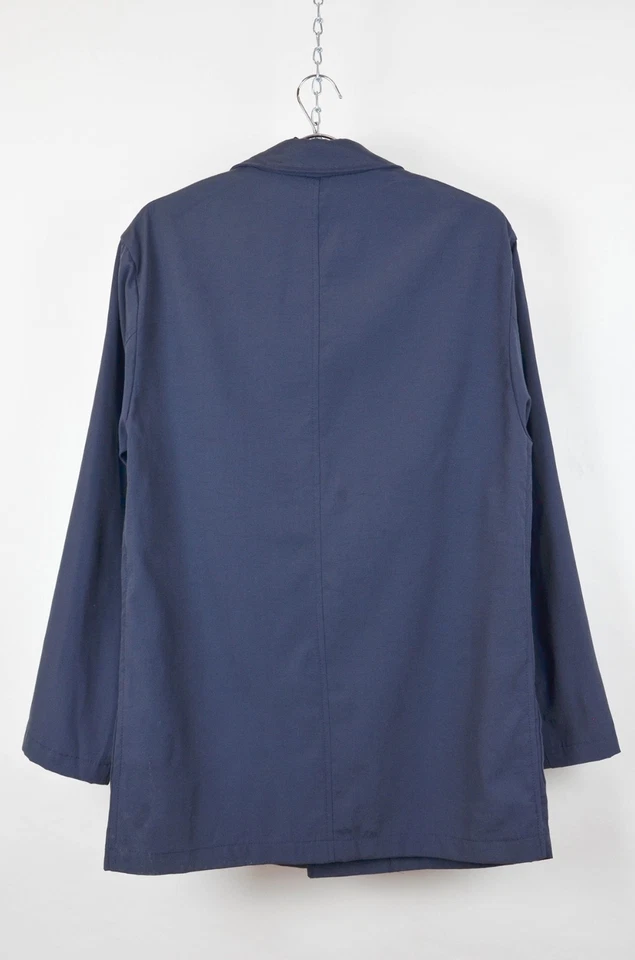 Chaqueta de tareas Canali azul marino de mezcla de algodón - Hecha en Italia ... - Imagen 2 de 4