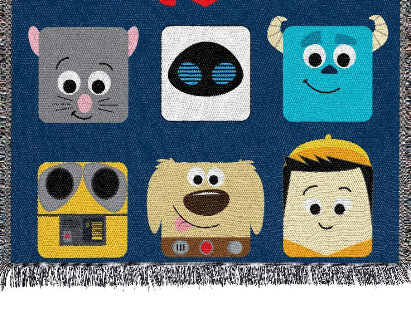 Northwest Disney-Pixar Woven Tapestry Throw Blanket, 48" x 60", Pixarland