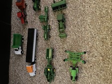 Lot Of Misc John Deere And Case Tractors And Implements