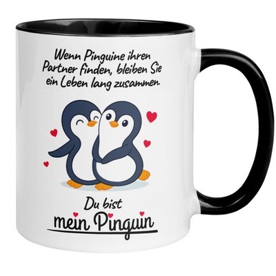 Tasse Liebe    Wenn Pinguine ihren Partner finden    Ich liebe Dich Geschenk