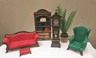 Vintage 1989 Playmobil VICTORIAN LIVING ROOM/DEN/ PARLOR SET Doll Furniture