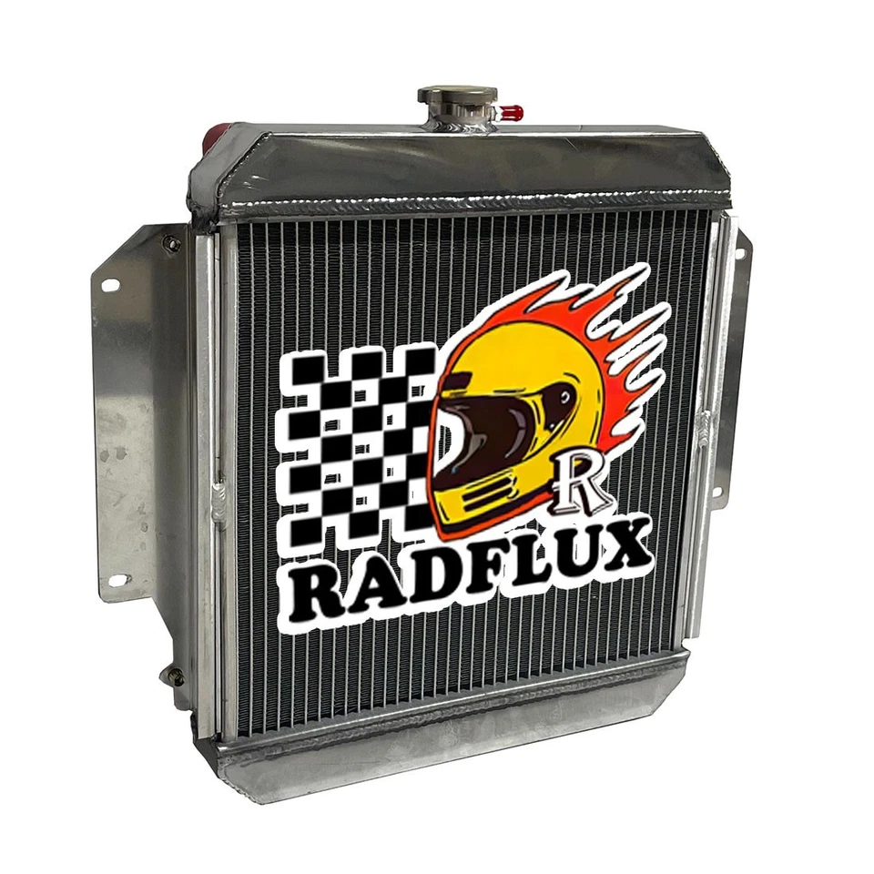 Radiador para 85 1986-1988 87 Suzuki Samurai 1.3L I4 JA JX 1984 MT aluminio completo Foto 4 de 4