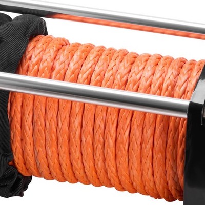 Electric Winch, 10, 000 lb, 12V DC Truck Winch with Φ7/ 20 in x 65 ft Synthetic