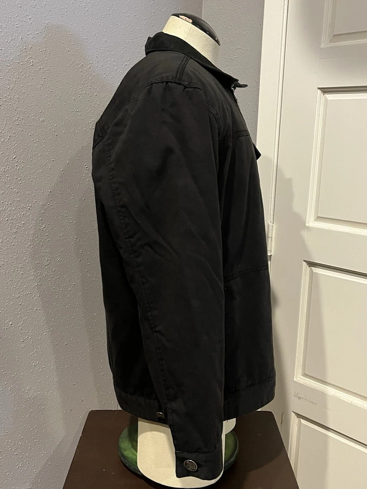 Vintage 1990's Vurt Skater Bomber Jacket Coat Black Lining Art Men's Size L - Image 2 of 4