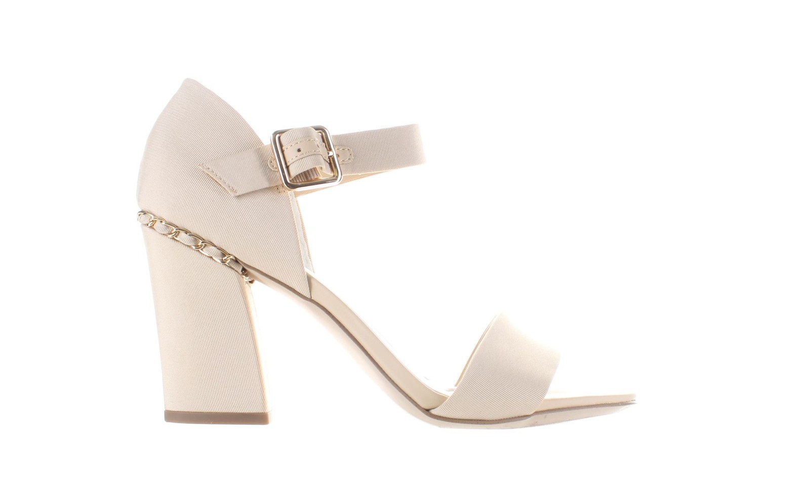 Franco Sarto Womens Ofelia Tan Ankle Strap Heels Size 8.5 (7743099)