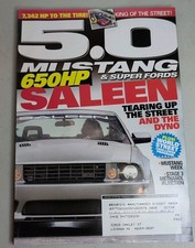 5.0 Mustang Super Fords Magazine 2008 May Street Racing Gt 500 Saleen Body Kit