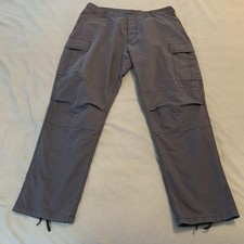 Rothco Ultra Force BDU Pants Mens Large Regular Gray Cargo Tactical Ripstop