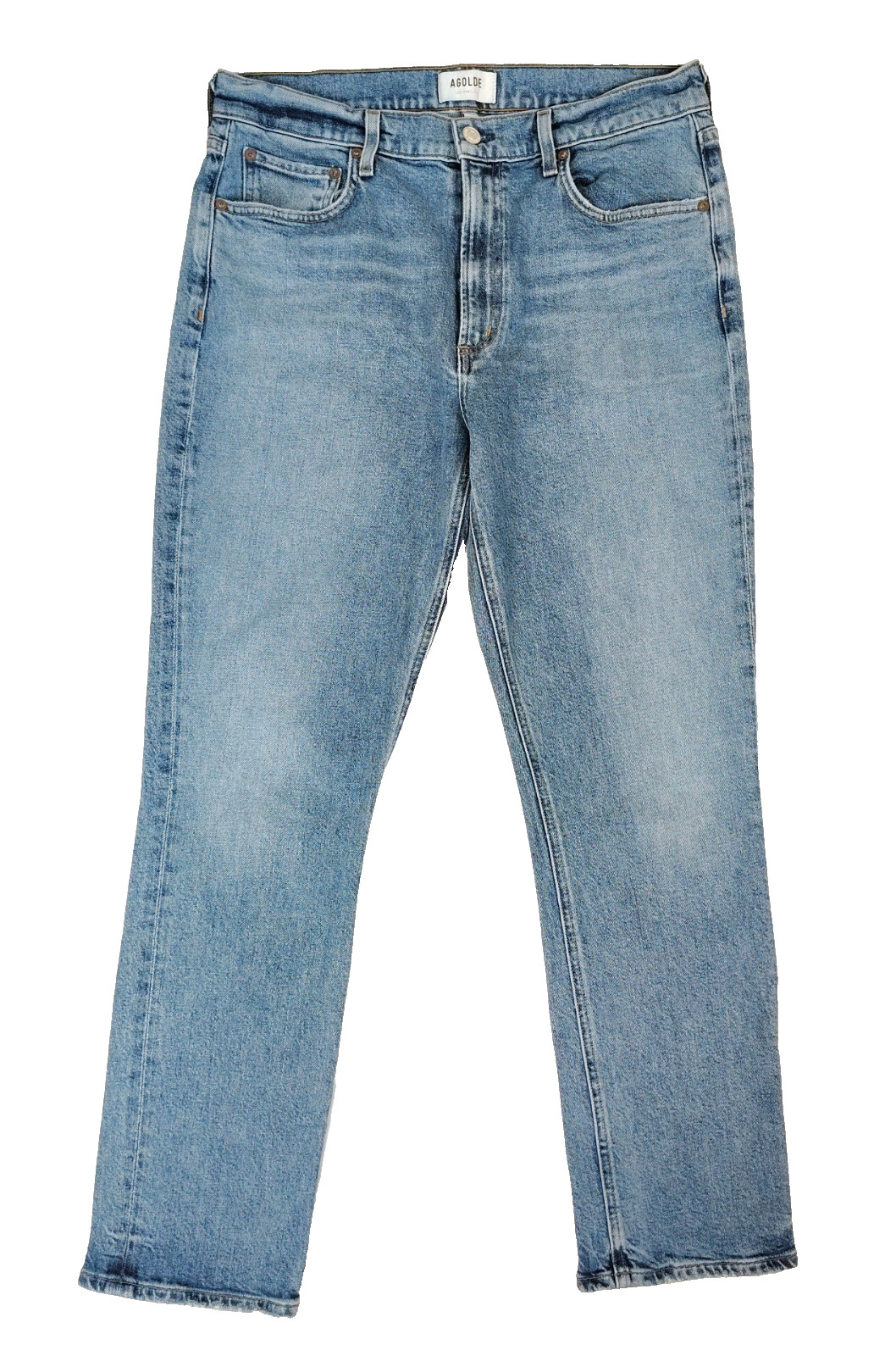 Agolde Denim Jeans Merrel Organic Cotton Mid Rise Straight Leg Women's Size 30