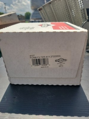 FOAM AIR CLEANER FILTER #4107,272235S BOX OF 6 NEW GENUINE OEM