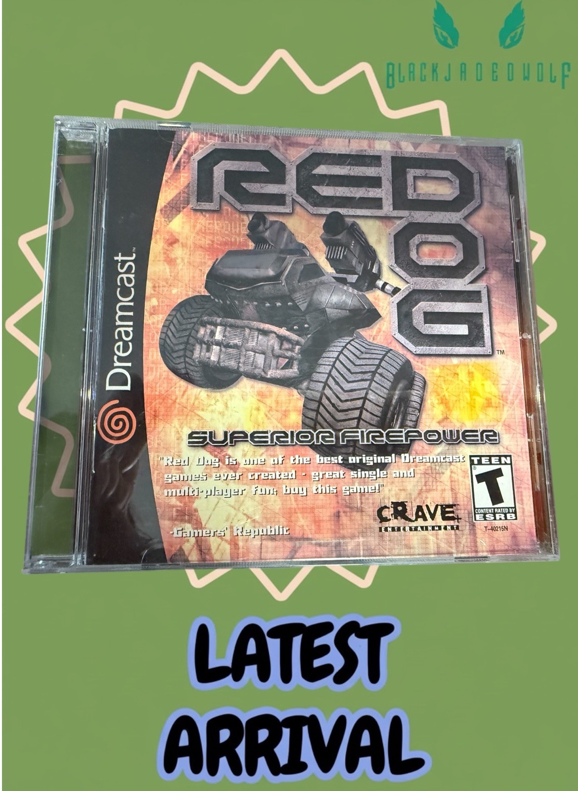 Red Dog: Superior Firepower (Sega Dreamcast) CIB-Clean Crave Entertainment