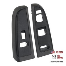 Window Control Switch Bezel Cover for Driver Passenger Door Panel Dark Pewter