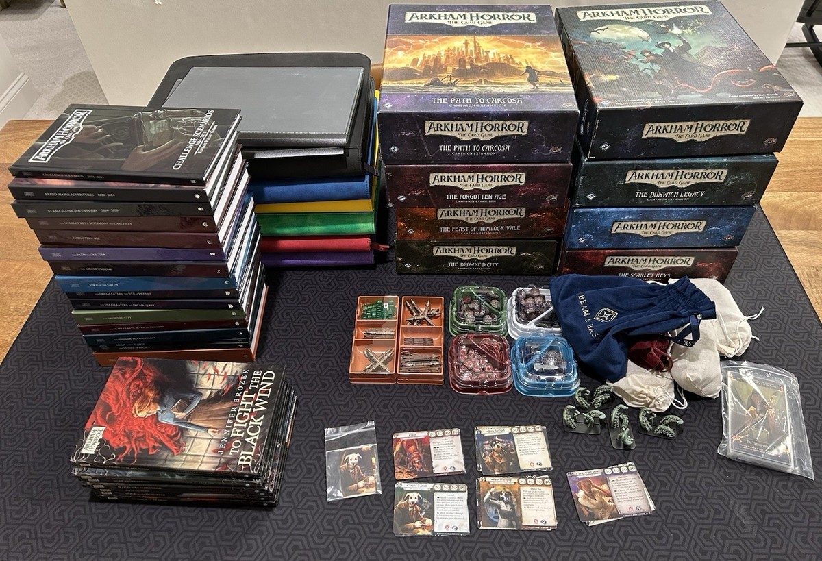 Arkham Horror the Card Game Complete Collection with promos and Barkham |  eBay
