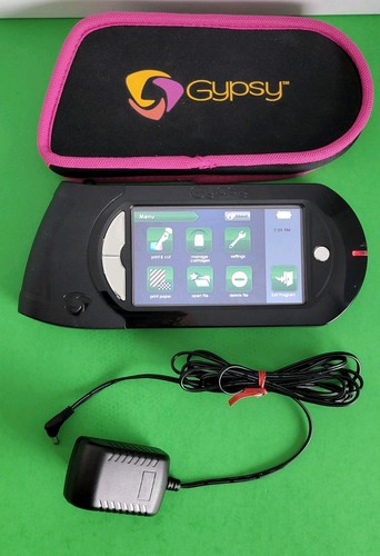 Provo Craft Circuit Gypsy Handheld Design Machine, Sleeve & Power Supply. 