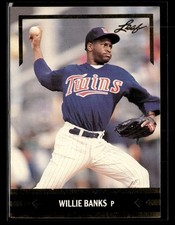 1991 Leaf Willie Banks #BC5 Gold Rookies
