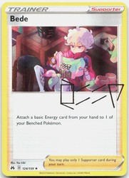 Bede 124/159 Holo Rare Crown Zenith