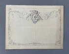 Design for a cartouche decorated with putti and cherubs, antique drawing,...