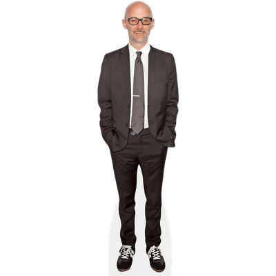Moby (schwarzer Anzug) lebensgroßer Ausschnitt