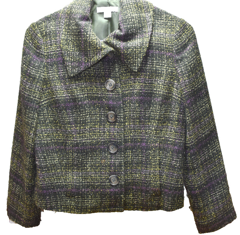 VTG Pendleton Short Blazer Lined Jacket Womens Si… - image 1