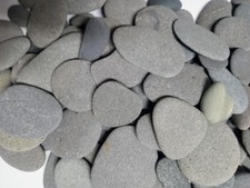 Smooth Rocks for Painting from Pacific NW Ocean Tumbled Naturally 25-30       