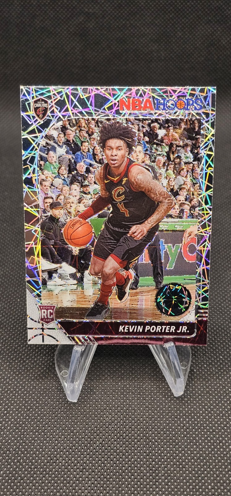 2019-20 Hoops Premium Stock #225 Kevin Porter Jr. Prizms Silver Laser