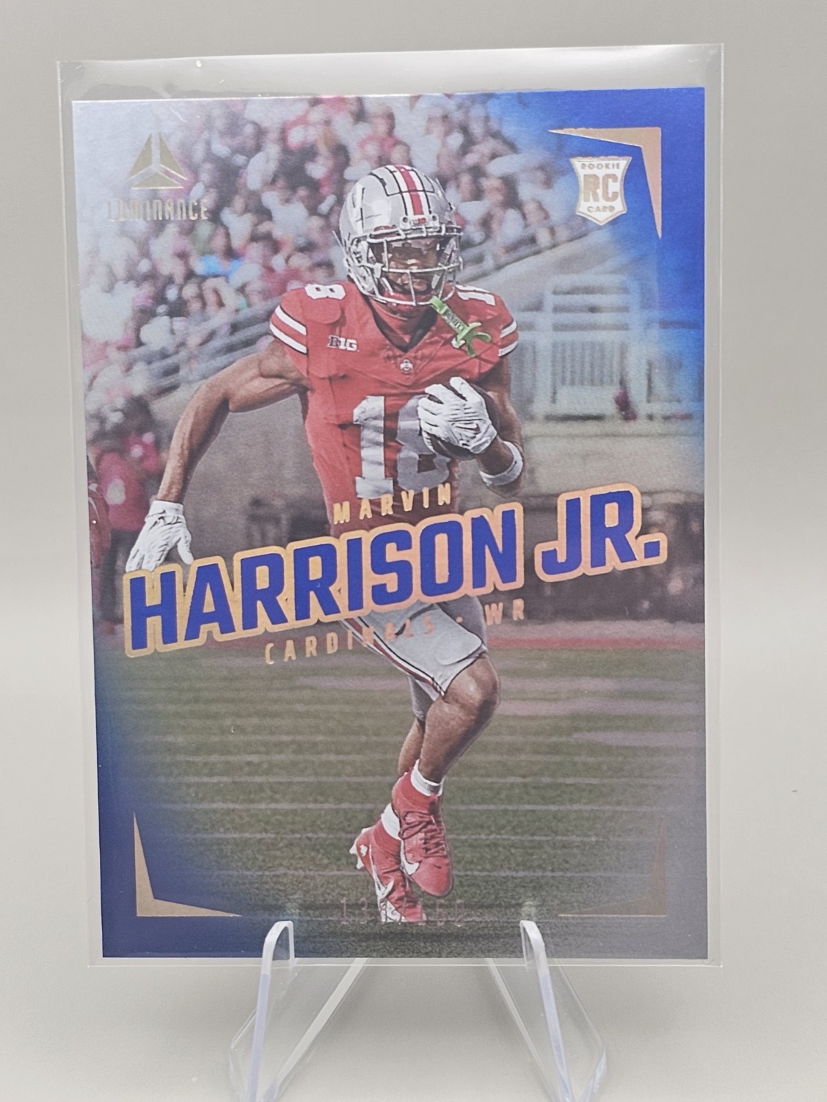 2024 Panini Luminance - Rookies Blue Prizm /150 🔥 #104 Marvin Harrison Jr. (RC)