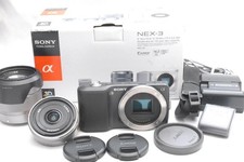 Sony Alpha NEX-3 E 16mm 18-55mm Mirrorless Camera Excellent Condition