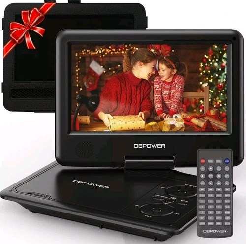 DBPOWER 11.5" Full HD Portable 9" Swivel Screen DVD Player - BLACK
