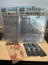Spoon Spinner Lures (8) and Spinner Bait Binder Replacement Sheets (10)