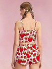 L WORLD STRAWBERRY SHORTCAKE SUGAR RED FESTIVAL THRILLZ CAMI TOP BOXER SHORTS — photo 2