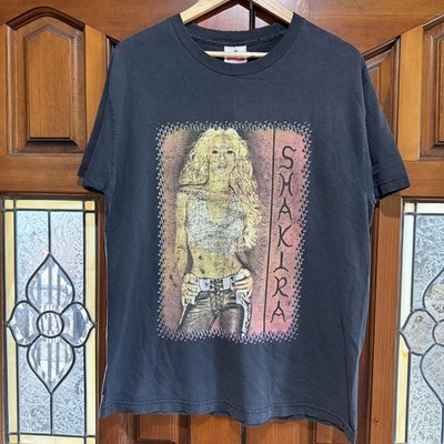 Vintage VTG  Shakira Tour Of The Mongoose Bootleg T-Shirt Size L Rap tee hip hop