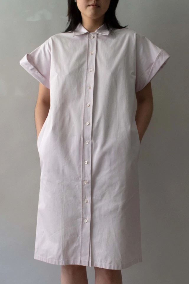 Vestido de algodón rosa Yves Saint Laurent Foto 3 de 4