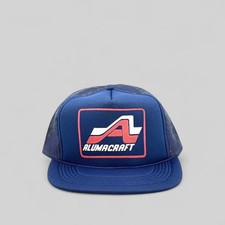 Alumacraft SnapBack Mesh Trucker Hat OS Blue EUC