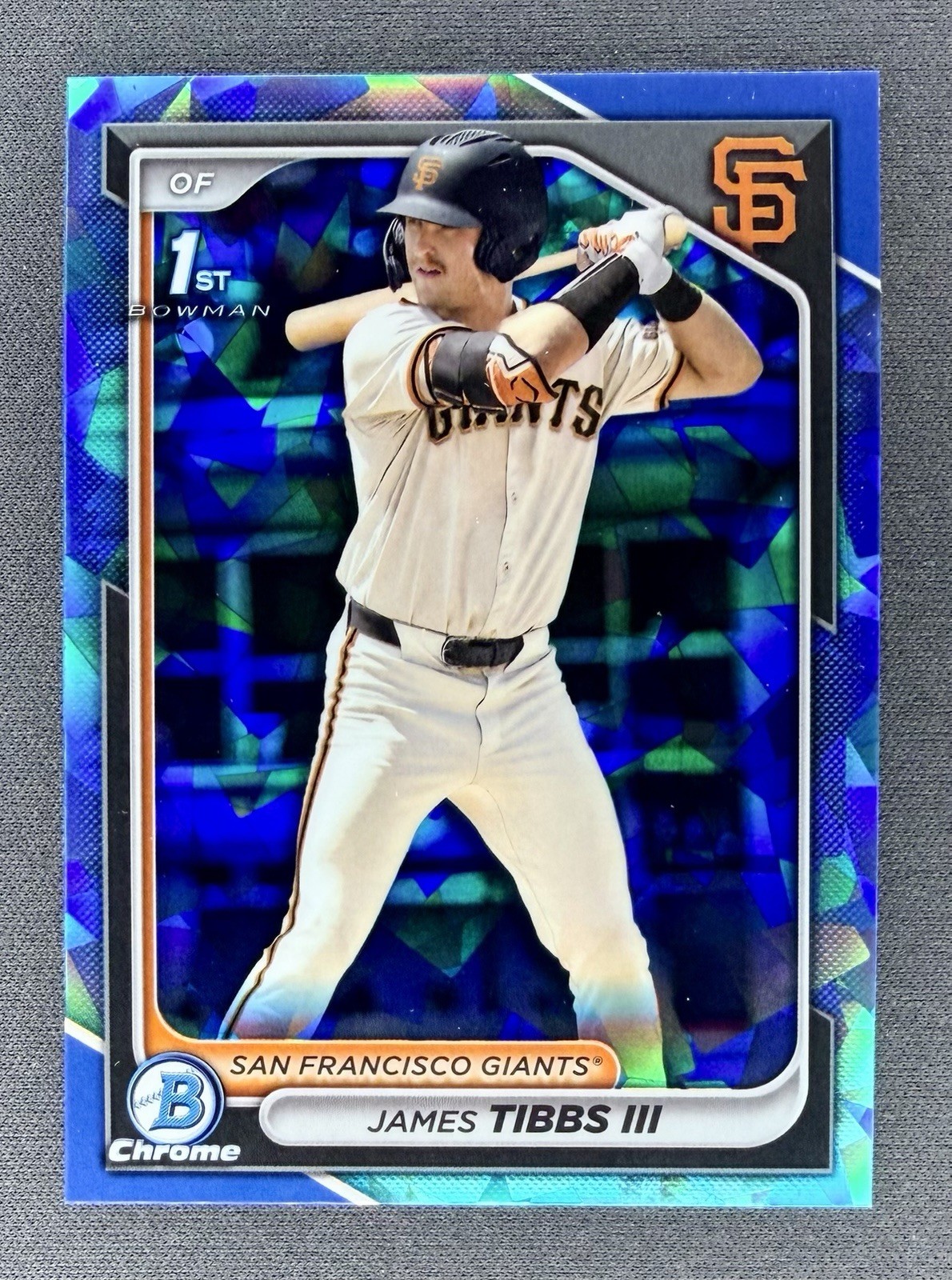 2024 Bowman Draft  Sapphire Edition #BDC-40 James Tibbs III 1st Bowman RC