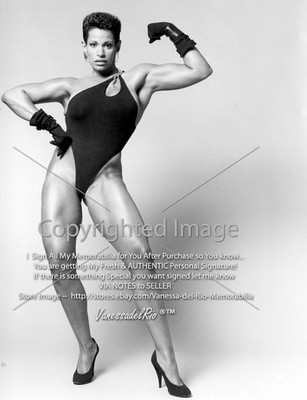 Vanessa del Rio Photo by Manny Gonzalez My BODY-BUILDING #4 Sign AFTER BUY w/COA