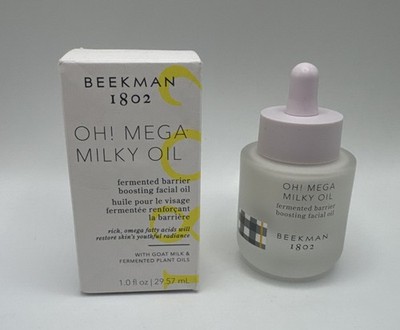 BEEKMAN 1802 Oh! Mega Milky Oil Fermented Barrier Boosting Facial Oil ~ 1 Fl Oz