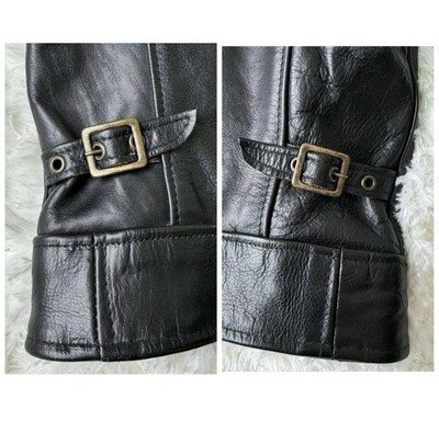 Schott 637 Leather Jacket Size 38 M Black D Pocket Rare Vintage 