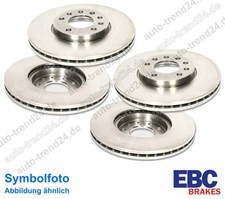 EBC Premium Bremsscheiben Satz vorne & hinten für Seat Ibiza IV 6J5 6P1 2008-15