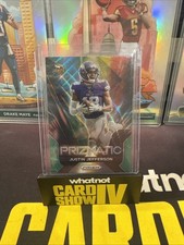 2023 Panini Prizm - Prizmatic Justin Jefferson #16 Green Wave Prizm